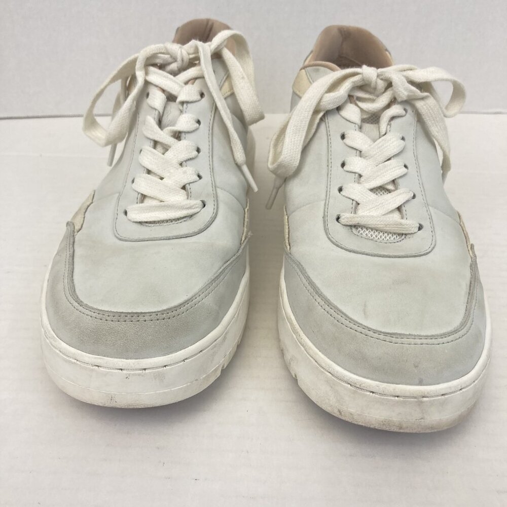 Vionic Elsa Shoes Womens Size 9 Light Gray Leather Comfort Sneakers Casual Low - Picture 2 of 16